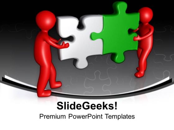 Fix The Solution With Combined Efforts PowerPoint Templates Ppt Backgrounds For Slides 0713