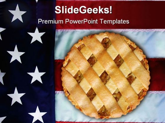 Flag Symbol PowerPoint Template 1110