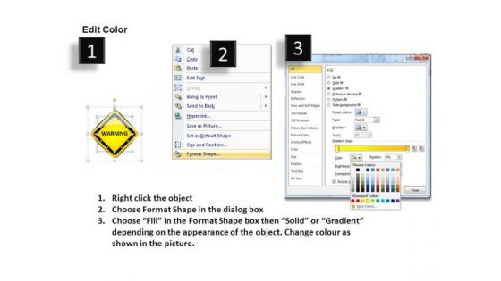Flammable Materials Warning Signs PowerPoint Slides And Ppt Diagram Templates
