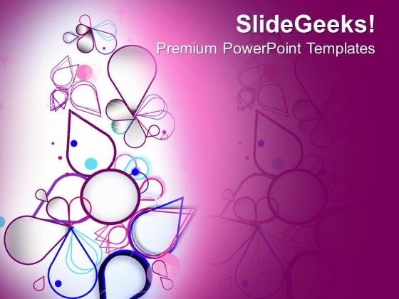 Floral Abstract Background PowerPoint Templates Ppt Backgrounds For Slides 0213