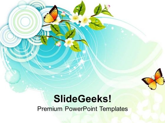 Floral Abstract Background PowerPoint Templates Ppt Backgrounds For Slides 0513
