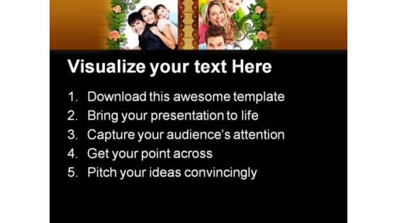 Floral Frame Family PowerPoint Templates And PowerPoint Backgrounds 0311