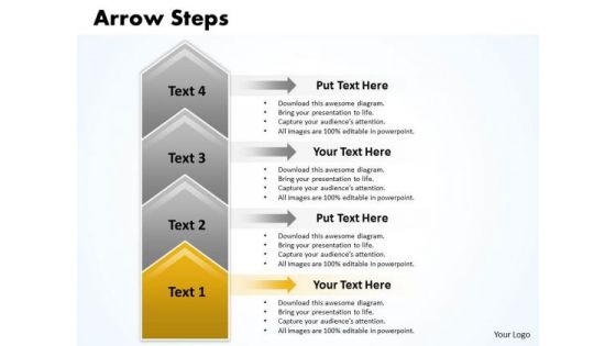 Flow Ppt Theme Arrow PowerPoint Slide Numbers 4 Stages Business Strategy 2 Design