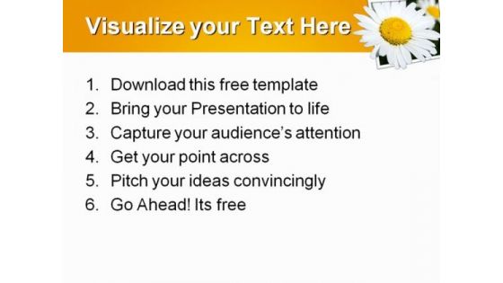 Beautiful Flower PowerPoint Template