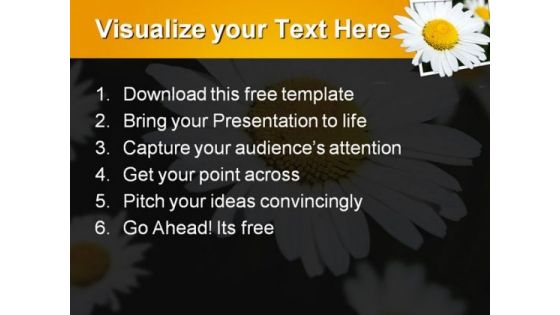 Beautiful Flower PowerPoint Template