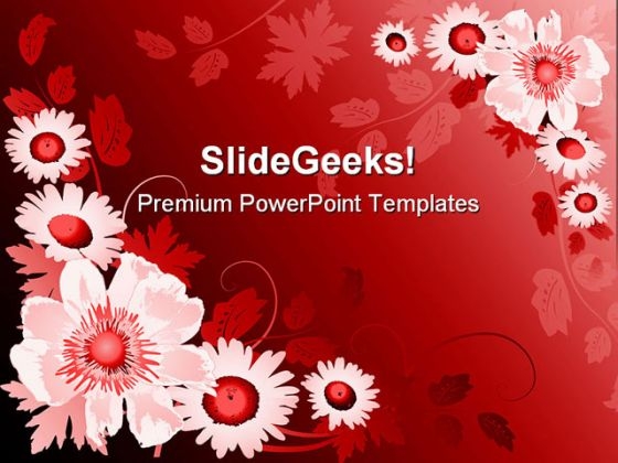 Flower Abstract PowerPoint Templates And PowerPoint Backgrounds 0311