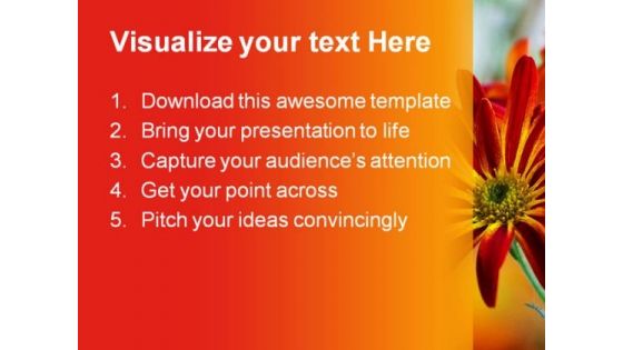 Flower Beauty Nature PowerPoint Backgrounds And Templates 1210