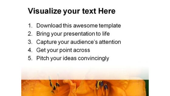 Flower Beauty PowerPoint Templates And PowerPoint Backgrounds 0311