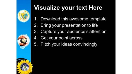 Flower Fresh Earth PowerPoint Templates And PowerPoint Themes 0912