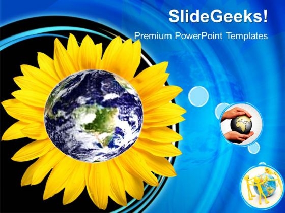 Flower Fresh Earth PowerPoint Templates And PowerPoint Themes 0912