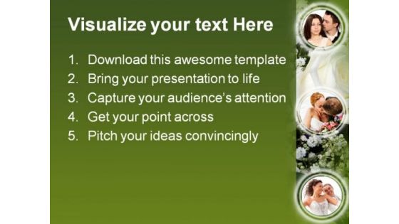 Flowers01 Nature PowerPoint Template 0610