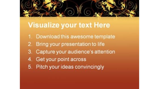 Flowers Abstract Background PowerPoint Themes And PowerPoint Slides 0611