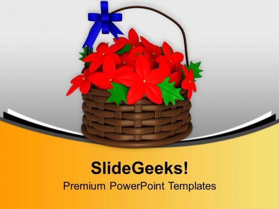 Flowers Are Symbol Of Luck And Happiness PowerPoint Templates Ppt Backgrounds For Slides 0513
