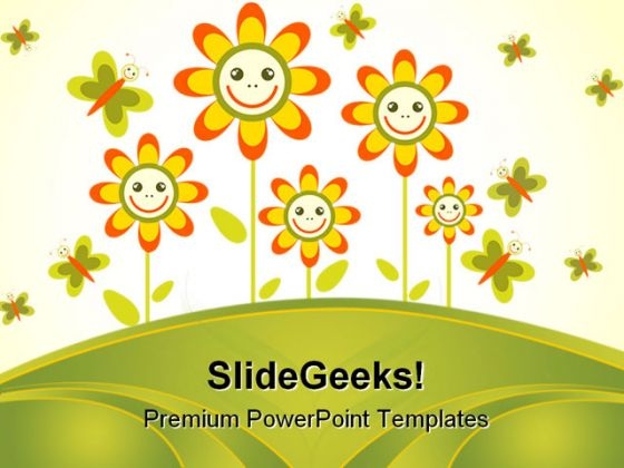 Flowers Frame Beauty PowerPoint Templates And PowerPoint Backgrounds 0511