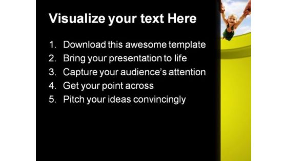 Flying Baby Nature PowerPoint Themes And PowerPoint Slides 0611