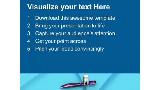 Focus On Dental Hygiene PowerPoint Templates Ppt Backgrounds For Slides 0413