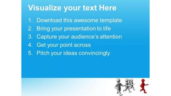 Follow Leader Leadership PowerPoint Templates And PowerPoint Themes 0512