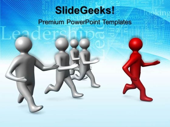 Follow Leader Leadership PowerPoint Templates And PowerPoint Themes 0512