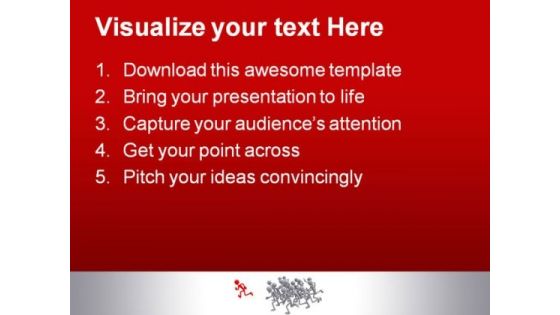 Follow The Leader Leadership PowerPoint Templates And PowerPoint Backgrounds 0611