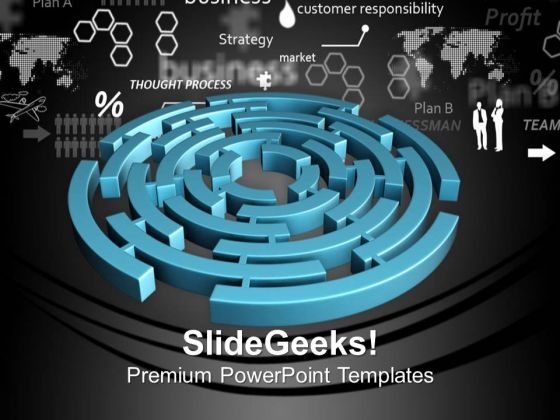 Follow The Right Path For Success PowerPoint Templates Ppt Backgrounds For Slides 0413
