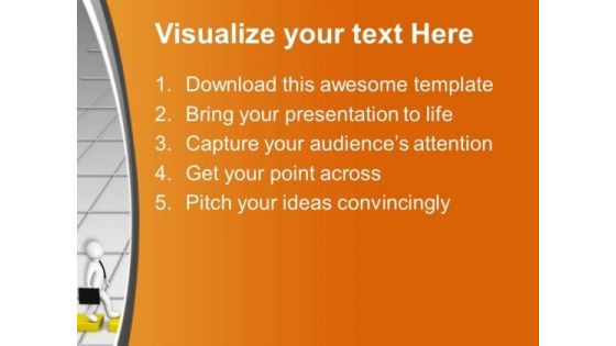 Follow The Right Path For Success PowerPoint Templates Ppt Backgrounds For Slides 0713