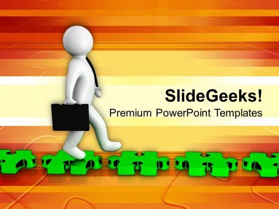 Follow The Right Path PowerPoint Templates Ppt Backgrounds For Slides 0513
