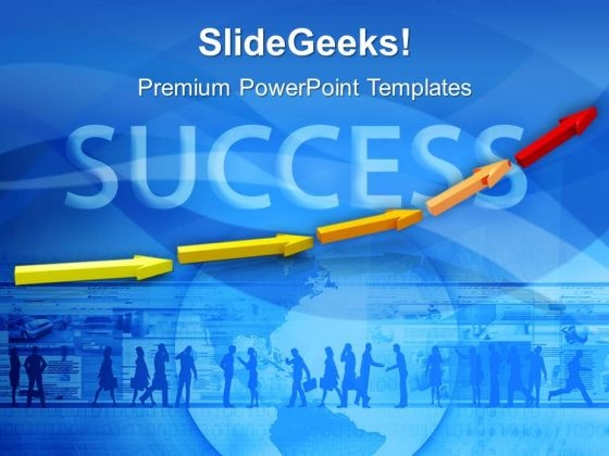 Follow The Success Business PowerPoint Templates Ppt Backgrounds For Slides 0513