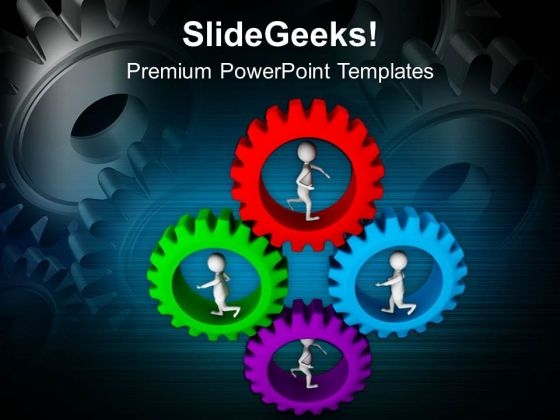 Follow Your Own Path PowerPoint Templates Ppt Backgrounds For Slides 0513