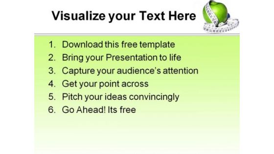 Food Health Diet PowerPoint Template