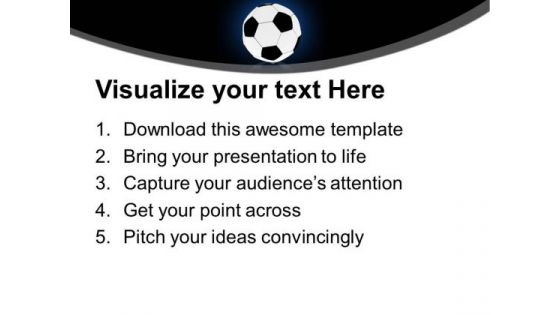 Football For Game Theme PowerPoint Templates Ppt Backgrounds For Slides 0413