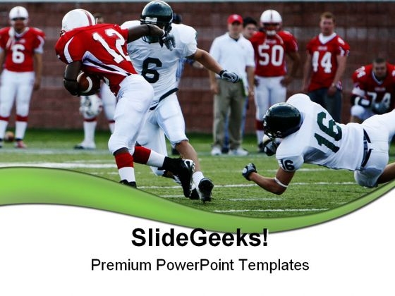 Football Sports PowerPoint Templates And PowerPoint Backgrounds 0611
