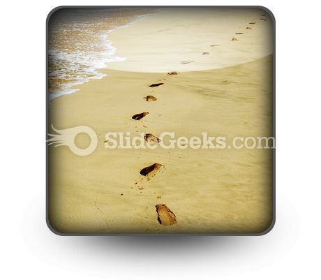 Footprints PowerPoint Icon S