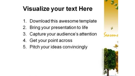 Four Seasons Nature PowerPoint Themes And PowerPoint Slides 0411