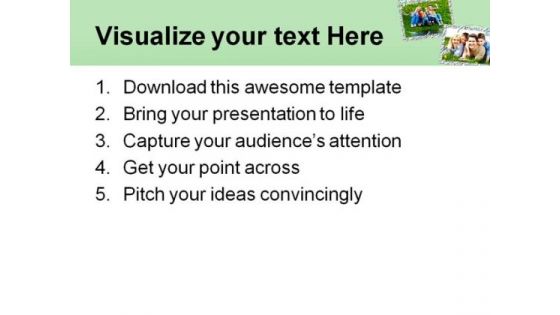 Frame Family PowerPoint Template 1110
