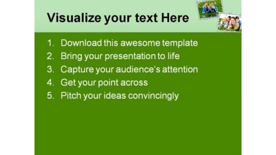 Frame Family PowerPoint Template 1110