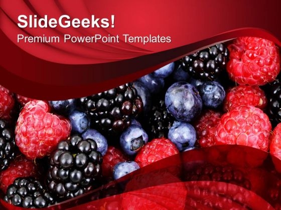 Fresh And Healthy Fruits PowerPoint Templates Ppt Backgrounds For Slides 0213