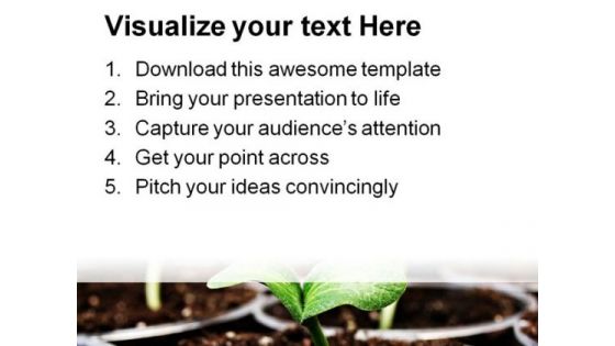 Fresh Sprouts Nature PowerPoint Themes And PowerPoint Slides 0411