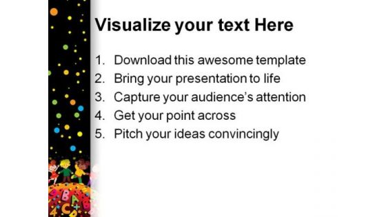 Friendship Children Global PowerPoint Themes And PowerPoint Slides 0411