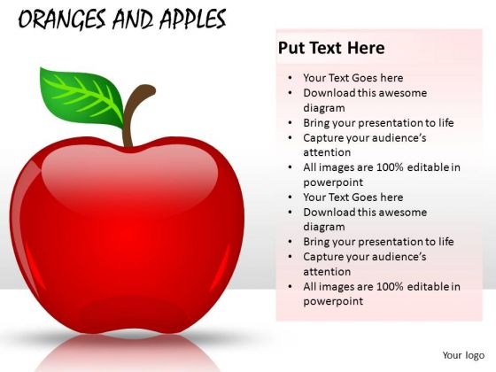 Fruit Apple PowerPoint Clipart Slides