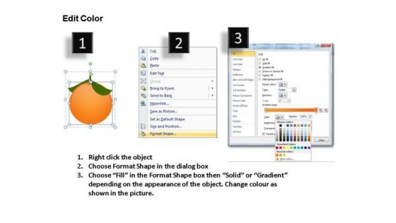 Fruit Orange Leading Apples PowerPoint Slides And Ppt Templates