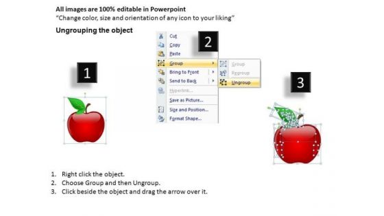 Fruit PowerPoint Slides And Apples PowerPoint Image Templates
