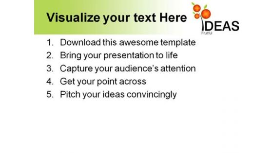 Fruitful Ideas Business PowerPoint Templates And PowerPoint Backgrounds 0611