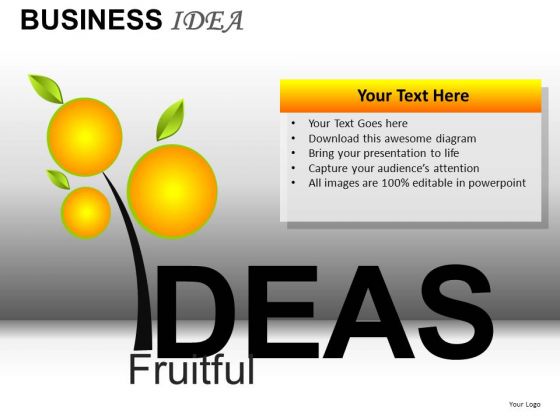 Fruitful Ideas PowerPoint Templates