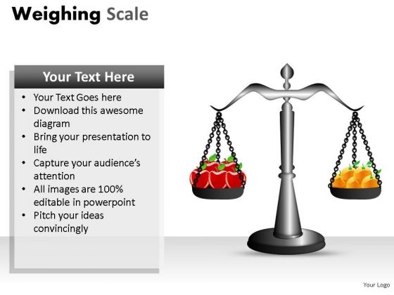 Fruits Scale Health PowerPoint Slides And Ppt Diagram Templates