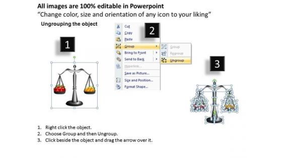 Fruits Scale Health PowerPoint Slides And Ppt Diagram Templates