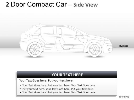 Fuel 2 Door Blue Car Side PowerPoint Slides And Ppt Diagram Templates