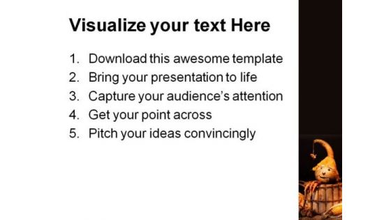 Fun In Autumn Nature PowerPoint Template 1010