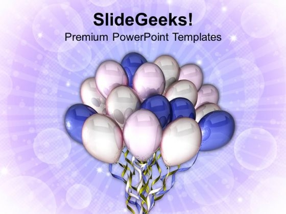 Fun With Balloons Entertainment PowerPoint Templates Ppt Backgrounds For Slides 0213