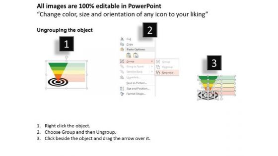 Funnel For Sales Target PowerPoint Template