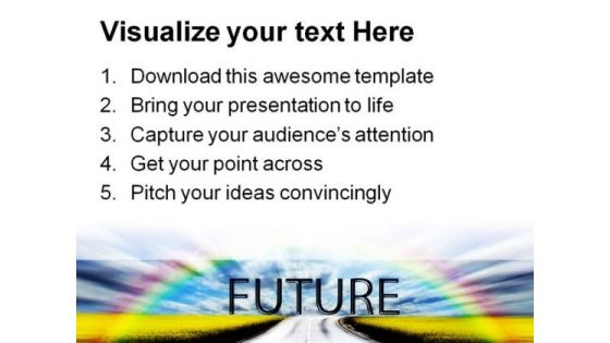Future Nature PowerPoint Template 0510